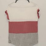Moa Moa  Striped Color Block Tie Front Shirt Size XS Photo 1