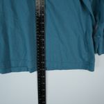 Nike Tee Center Swoosh T-Shirt Womens L Teal Oversized Fit Long Sleeve DM6232 Photo 8