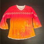 NEW Mary Kay Celebrating Women Pink Orange Ombre 3/4 Sleeve T Photo 1