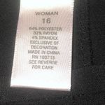 Dressbarn Black Skirt, Size 16 Photo 4