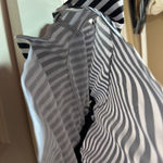 Rusty NWT Breakin Twist Shorts Womens XL Black White Striped Running Gym Unlined Photo 4