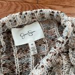 Jessica Simpson marbled pastel blue pink purple gray neutral ribbed cable knit sweater Photo 2