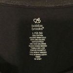 Brooks Bobbie Plain Black Tee Shirt L 12-14 Photo 4