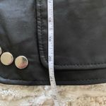 VTG Gianfranco Ferre Black Leather Jacket Italian Metal Buttons Collector Sz 10 Photo 7