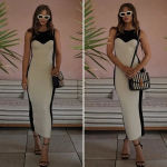 Mara Hoffman Aleks Ribbed-Knit Cotton Maxi Dress Size XS Photo 4