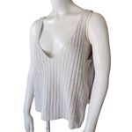 NWT Cupcakes & Cashmere Leah Marshmallow Knit Tank Top (L) Blue Size L Photo 3