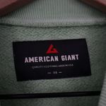 American Giant Unisex Crewneck Sweatshirt Basic Pullover XS Made in USA Green Photo 2