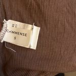 Commence Sweater with bare shoulders and turtleneck, brown color Photo 2