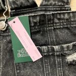 Wild Fable NWT  Black Denim Pinafore Mini Dress S Photo 4