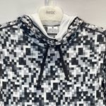Nike  Hooded Pullover Pixel Print Pro Dri-Fit Athletic Top Sz M Long Sleeve Photo 3