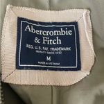 Abercrombie & Fitch Abercrombie‎ Women Sherpa Fleece Bomber Jacket M Beige Full Zip Neutral Layer Photo 8