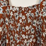 La Ligne x Target | Women's Brown and White Floral Smocked Bodice Size 1X Photo 3