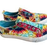 blowfish  Malibu Play Rainbow Tie Dye Canvas Slip On Sneakers, Sz 9 Photo 4