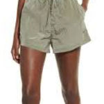 Open Edit  Shorts Women's Medium Relaxed Pull‎ On Green Drawstring Waist Photo 0