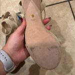 Veronica Beard  Suede Taupe Platform Suede Heels with Wrap a Round Ankle Strap Photo 7