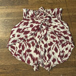 Lucy Paris Boutique Crimson and White Long Sleeve Blouse! Photo 1