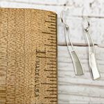 925 Mother of Pearl Inlay Dainty Earrings Photo 2