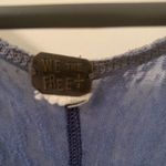 We The Free  Shirt Women's Gray Blue Long Sleeve Lacey Henley Top Size Unknown Photo 3
