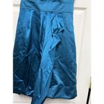 Phoebe Couture 300-007 Dress Womens Size 6 Strapless Blue Party Cocktail Small S Photo 3