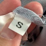 Enza Costa Ribbed Tank Top Light Blue Pima Cotton Racerback Size S Gray Photo 2