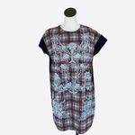 ZARA NWT  Tweed Plaid Embroidered Sheath Dress Photo 8