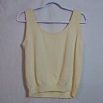 St. John Collection St John Vintage Basics Ivory Santana Knit Sweater Tank Top Classic Size M Photo 5