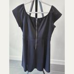 LALAGEN Women's Plus Size Vintage 1950s Party Cocktail Wedding Swing Midi Dress Black Photo 4