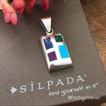 Silpada  Sterling Silver Inlaid Pendant Photo 1
