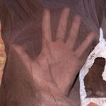 RETRO Y2K BROWN MESH PINK LACE CAMI Size undefined Photo 5