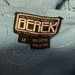 Vtg 90s bright beaded n sequined snowman cardigan Blue Size M Photo 2