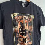 Next Level Apparel Nashville Guitar Sound Black Graphic T-shirt Tee Photo 1
