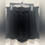Ambiance Apparel PAPERBAG WAIST SHORTS BLACK SIZE M Size M Photo 3