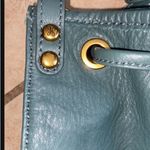 Vintage HOBO SMALL BUCKET CROSSBODY PURSE Dark Green Genuine Leather Photo 4