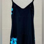 Venus Black and Blue Floral Dress Photo 1