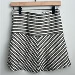 Loft ‎ Black and White Skater Mini Skirt Casual Photo 1