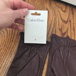 Calvin Klein Leather Gloves Size Medium Photo 2
