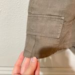 Joie  Green Linen Sleeveless Casual Cargo Romper S One Peice Womens Beachy Summer Photo 2