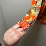 Chico's NWT  Orchid Pleated Sleeve Blouse orange tropical career vacation Photo 2