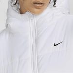 Nike  Sportswear Classic Puffer Women's Therma-FIT Loose Hooded Jacket (White/Blk Photo 5