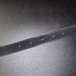 Black Faux Suede Gold Photo 6