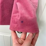 Jones New York  women’s solid pink velour one button blazer jacket stretch size 6 Photo 6