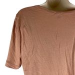 J.Crew Short Sleeve Scoop Neck Side Tie Tee Dusty Pink Size S Photo 6