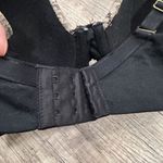 Soma Embraceable Full Coverage Lace Trim Underwire Black Bra Ivory Lace Size 38C Photo 3