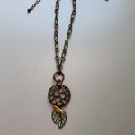 Treska Forest Collection Copper Brass and Patina Necklace Gold Photo 3