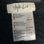 Style & Co . Knit Scarf Black Photo 2