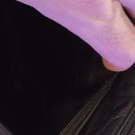 Great American Leather Works Black Crossbody Shoulder Bag 100% Leather 8x9x2 Photo 7