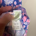 Lilly Pulitzer Marlowe 3/4 Sleeve Pima Cotton Dress in Iris Blue Photo 8