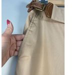 Lauren Ralph Lauren Chino Pants With Side Buckle Women's Size 10 Khaki Beige Tan Photo 4