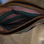 Rosette Rosetti Pink and Green Striped Crossbody Bag Photo 4
