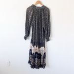 Free People  Feeling Groovy Border Midi Dress in Dark Blue Photo 7